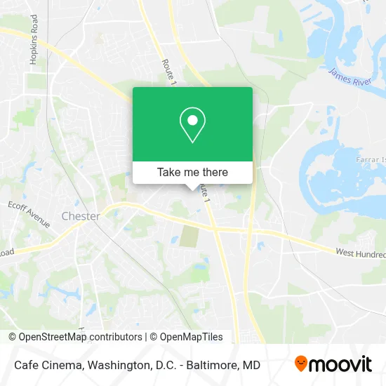 Cafe Cinema map