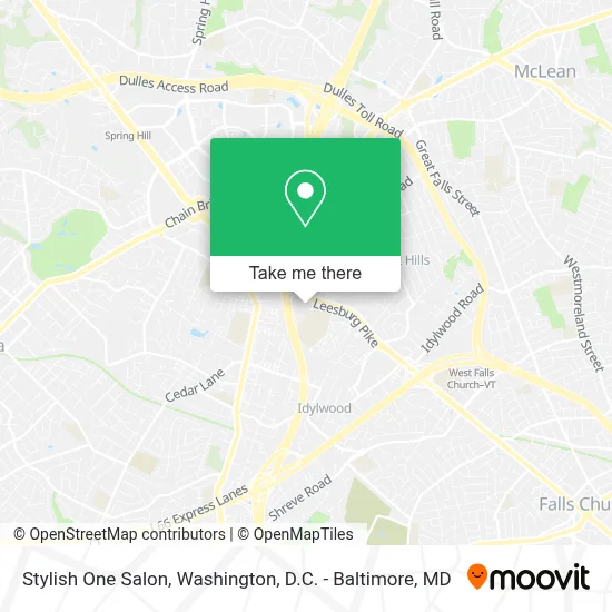 Stylish One Salon map