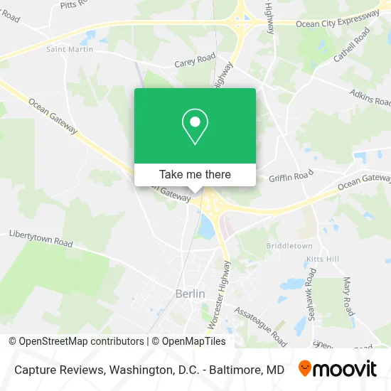 Capture Reviews map