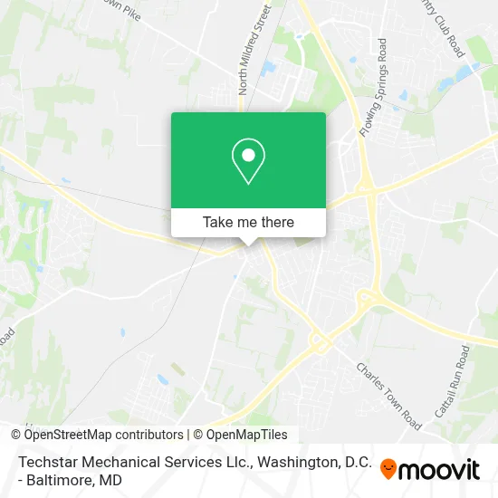 Techstar Mechanical Services Llc. map
