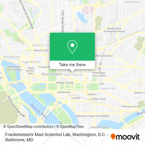 Frankenstein's Mad Scientist Lab map