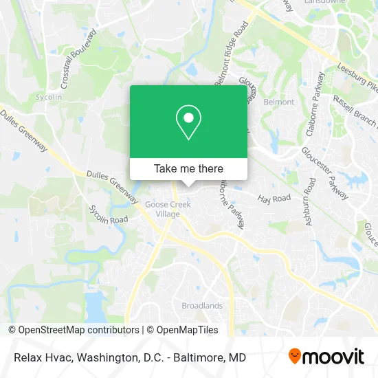 Relax Hvac map