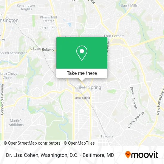 Dr. Lisa Cohen map