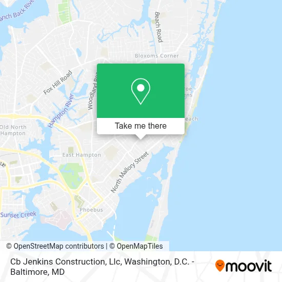 Cb Jenkins Construction, Llc map