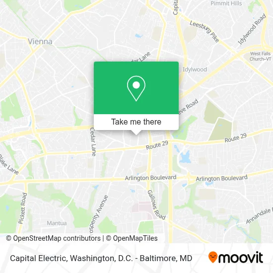 Capital Electric map