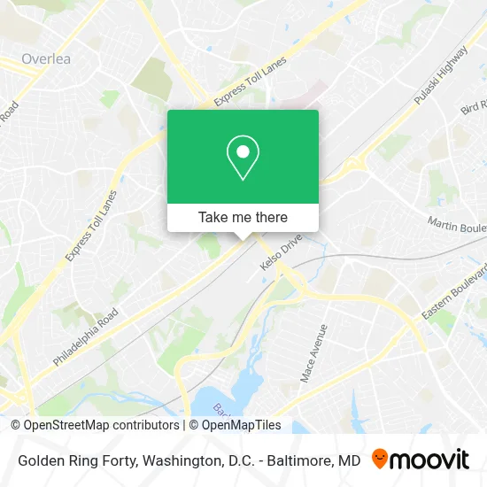 Golden Ring Forty map