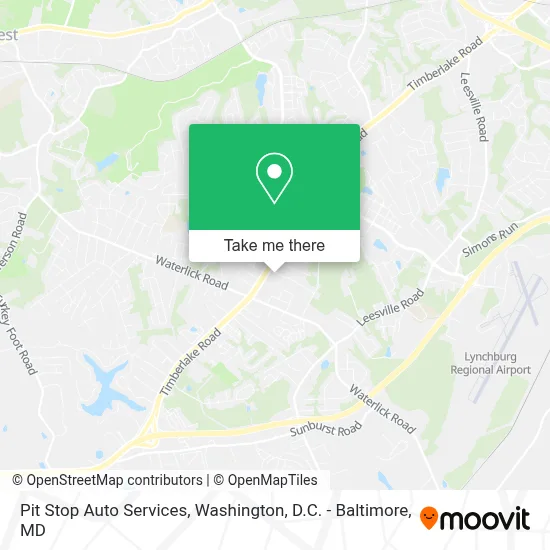 Pit Stop Auto Services map