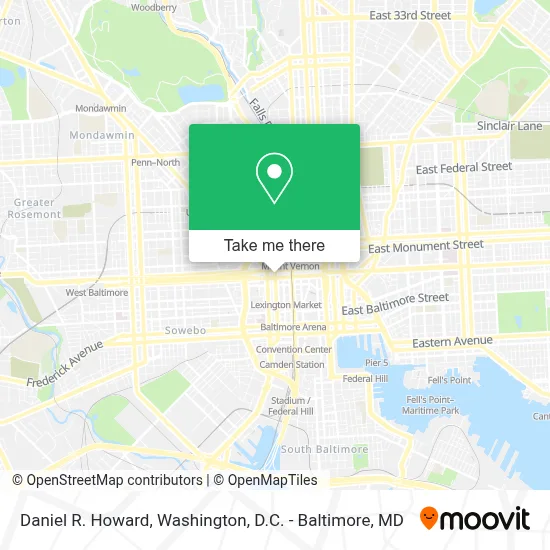 Daniel R. Howard map