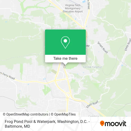 Frog Pond Pool & Waterpark map