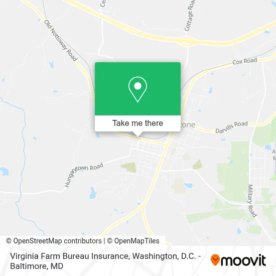 Virginia Farm Bureau Insurance map