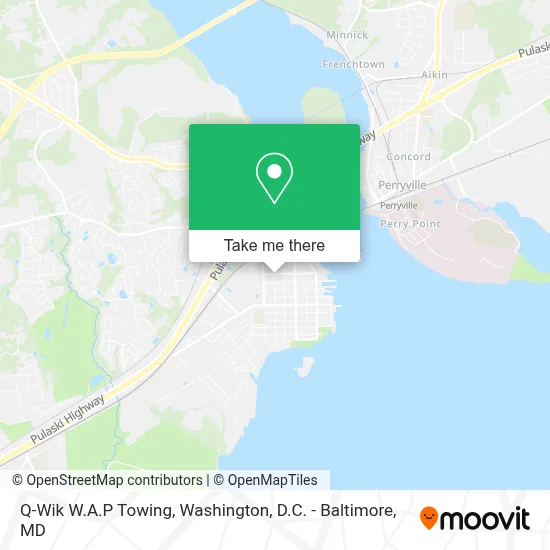 Q-Wik W.A.P Towing map