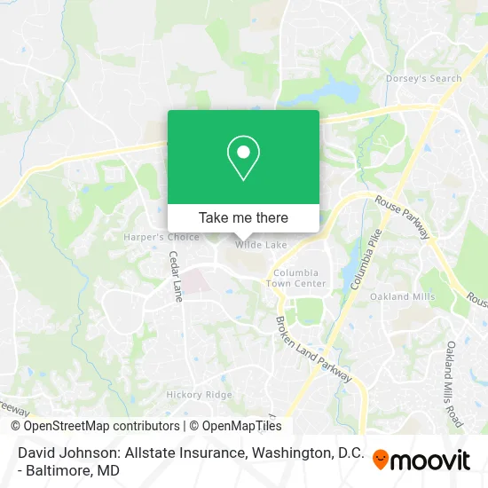 David Johnson: Allstate Insurance map