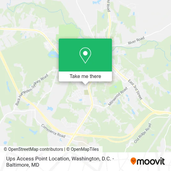 Ups Access Point Location map
