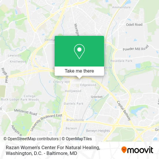 Razan Women's Center For Natural Healing map