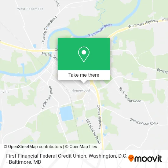 First Financial Federal Credit Union map