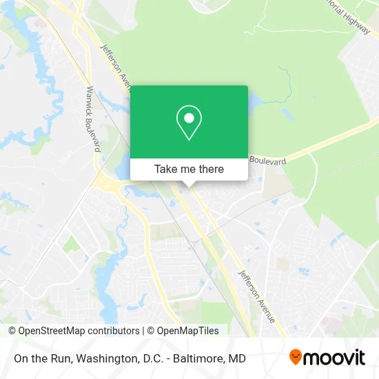 On the Run map