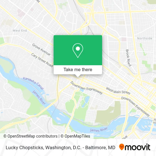 Lucky Chopsticks map