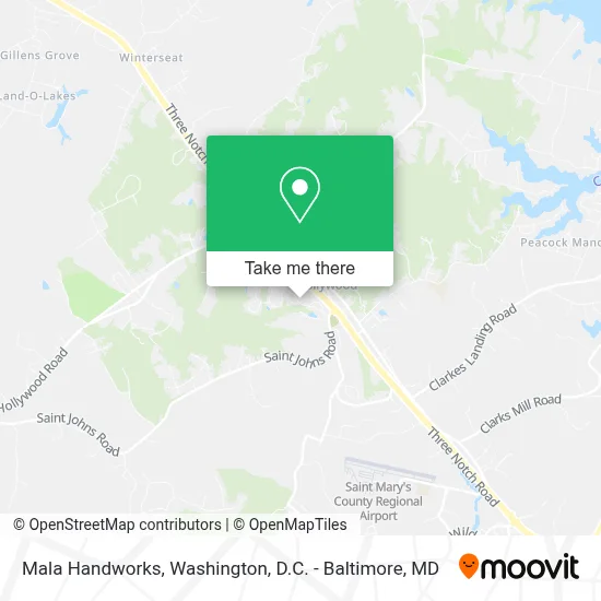 Mala Handworks map
