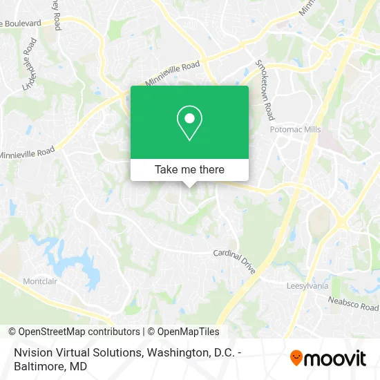 Nvision Virtual Solutions map