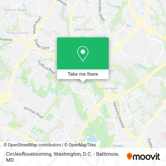 Circleoflovelooming map