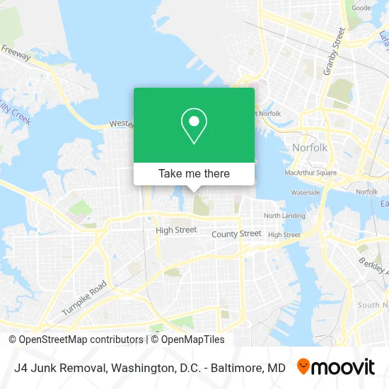 J4 Junk Removal map