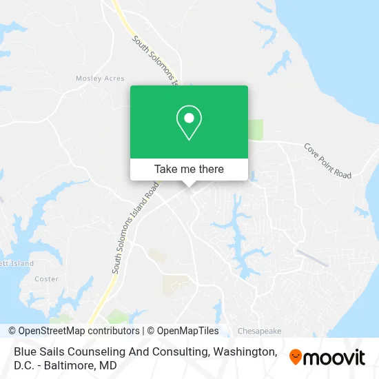 Blue Sails Counseling And Consulting map