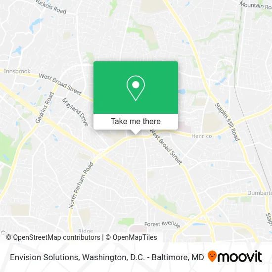 Envision Solutions map