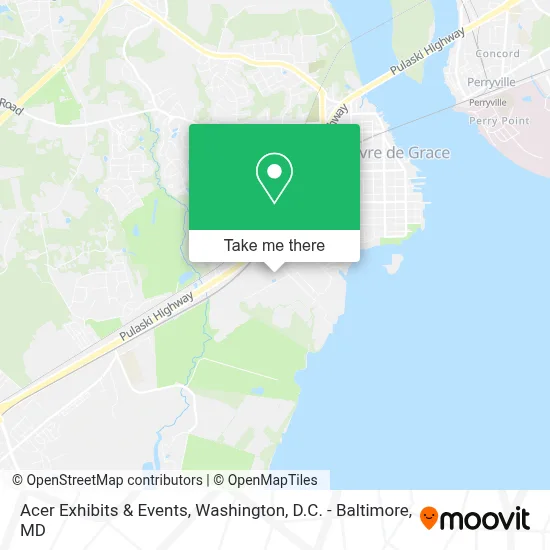 Acer Exhibits & Events map