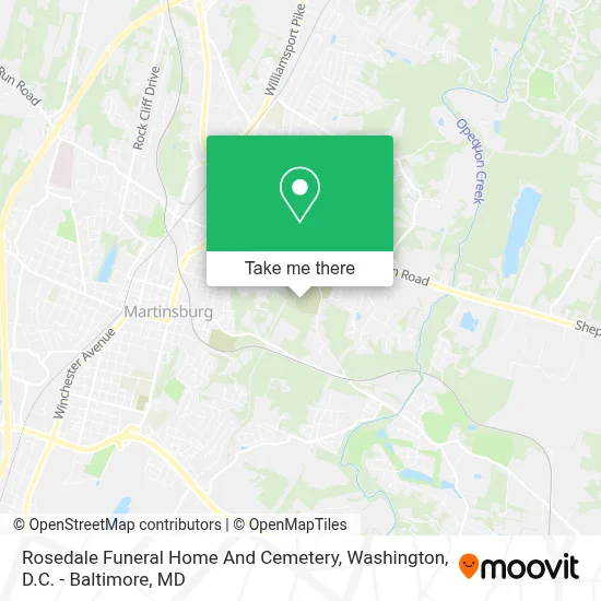 Rosedale Funeral Home And Cemetery map