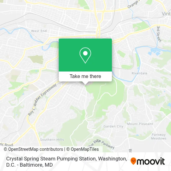Crystal Spring Steam Pumping Station map