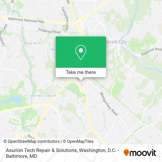 Asurion Tech Repair & Solutions map