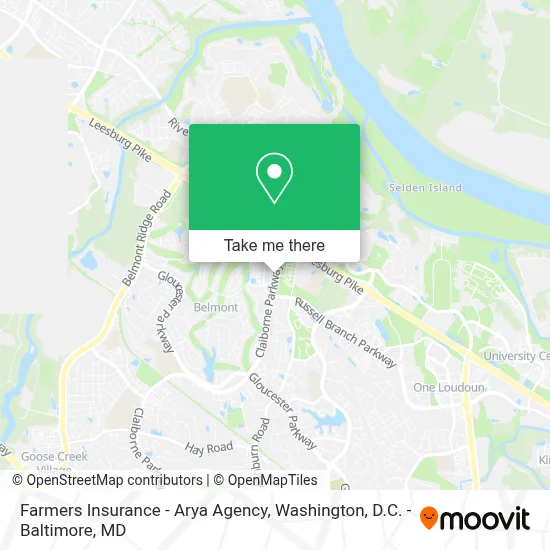 Farmers Insurance - Arya Agency map