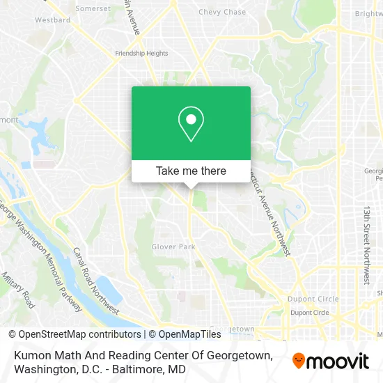 Kumon Math And Reading Center Of Georgetown map