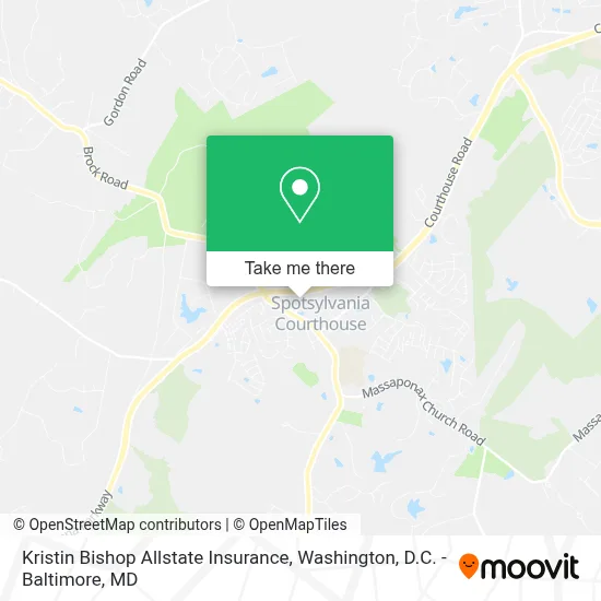 Kristin Bishop Allstate Insurance map