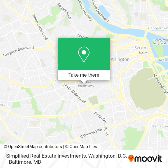 Simplified Real Estate Investments map