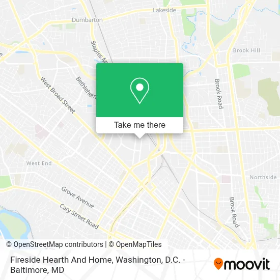 Fireside Hearth And Home map