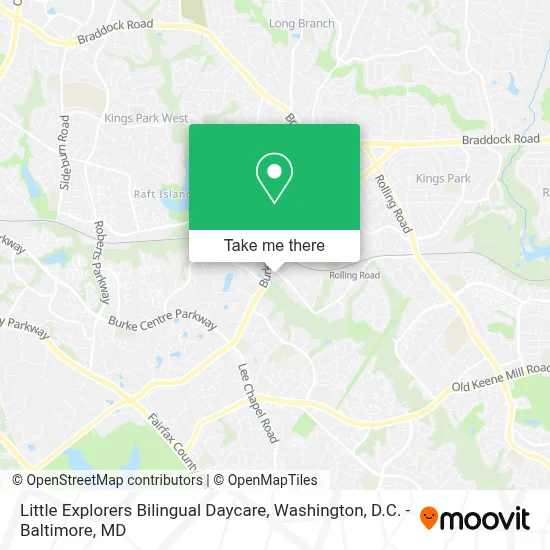 Little Explorers Bilingual Daycare map