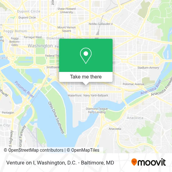 Venture on I map