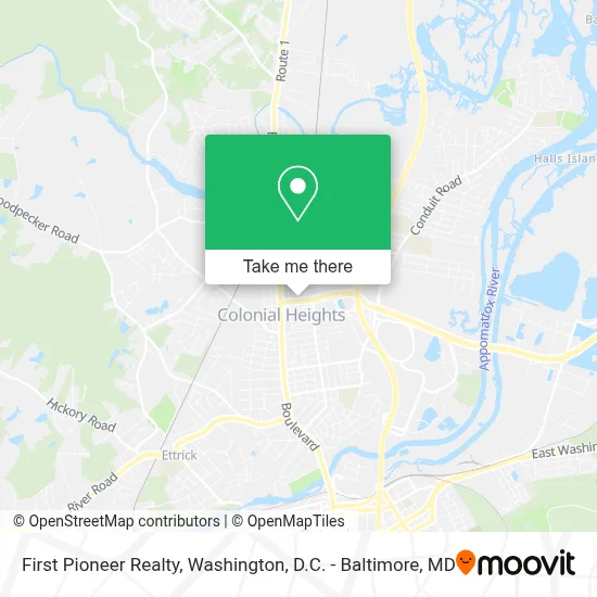 First Pioneer Realty map