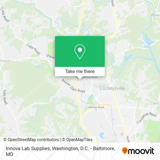 Innova Lab Supplies map