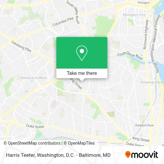 Harris Teeter map