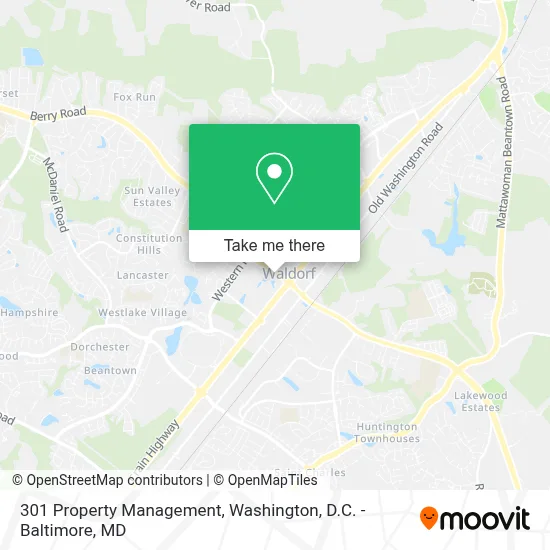 301 Property Management map