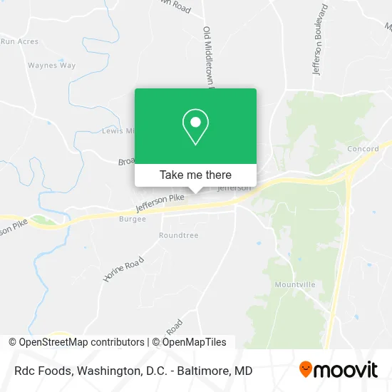 Rdc Foods map