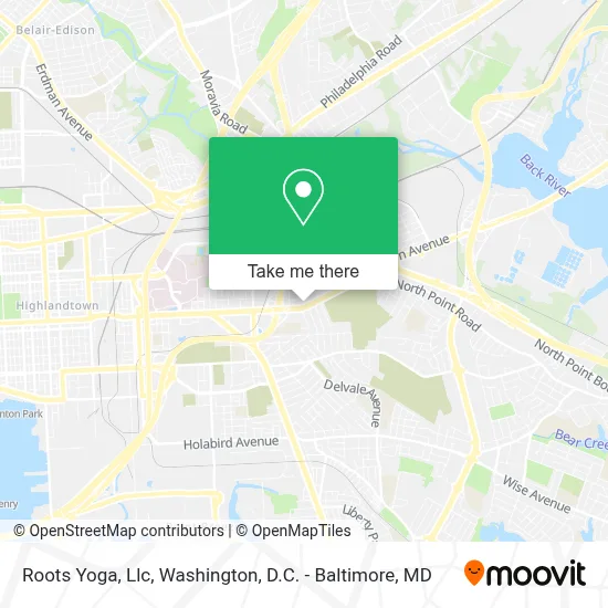 Roots Yoga, Llc map