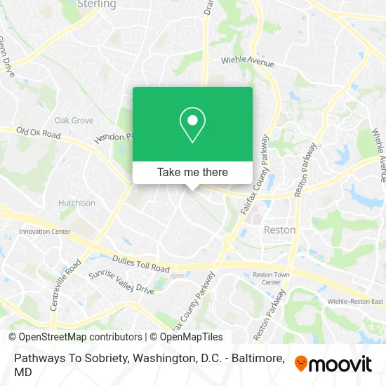 Pathways To Sobriety map