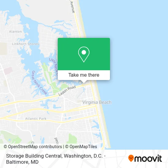 Storage Building Central map