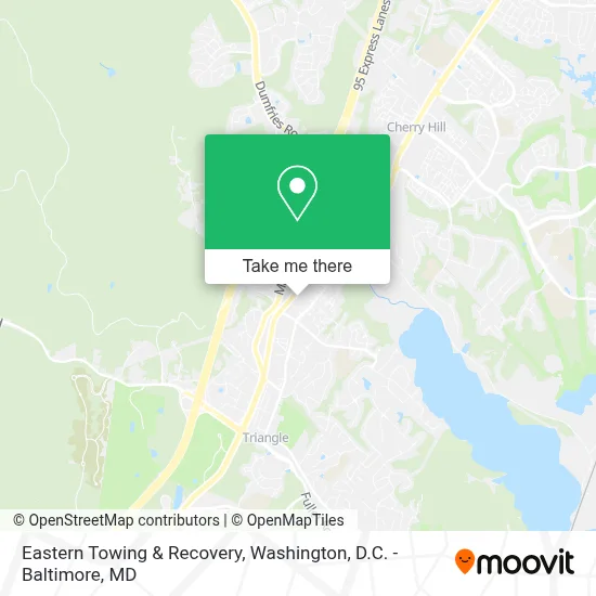 Eastern Towing & Recovery map