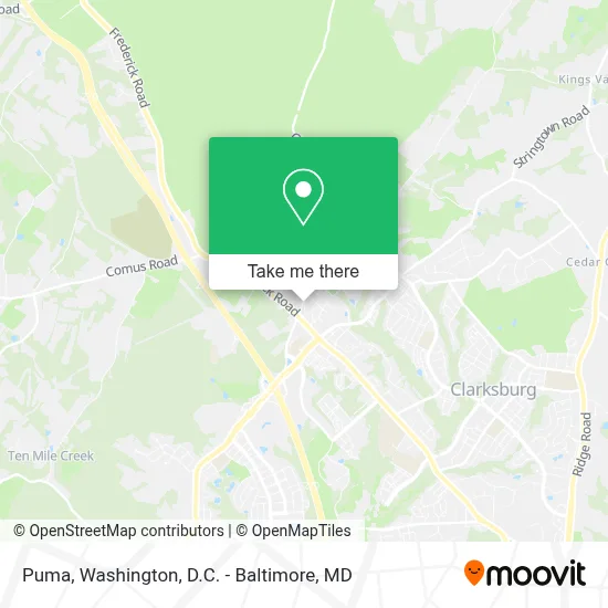 Puma map