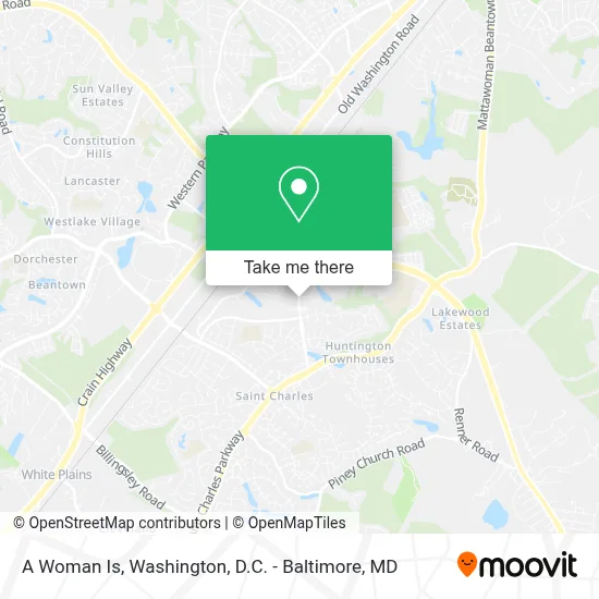 A Woman Is map