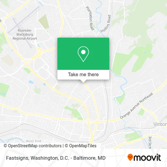Fastsigns map